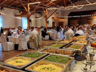 Buffet auf dem Festsaal